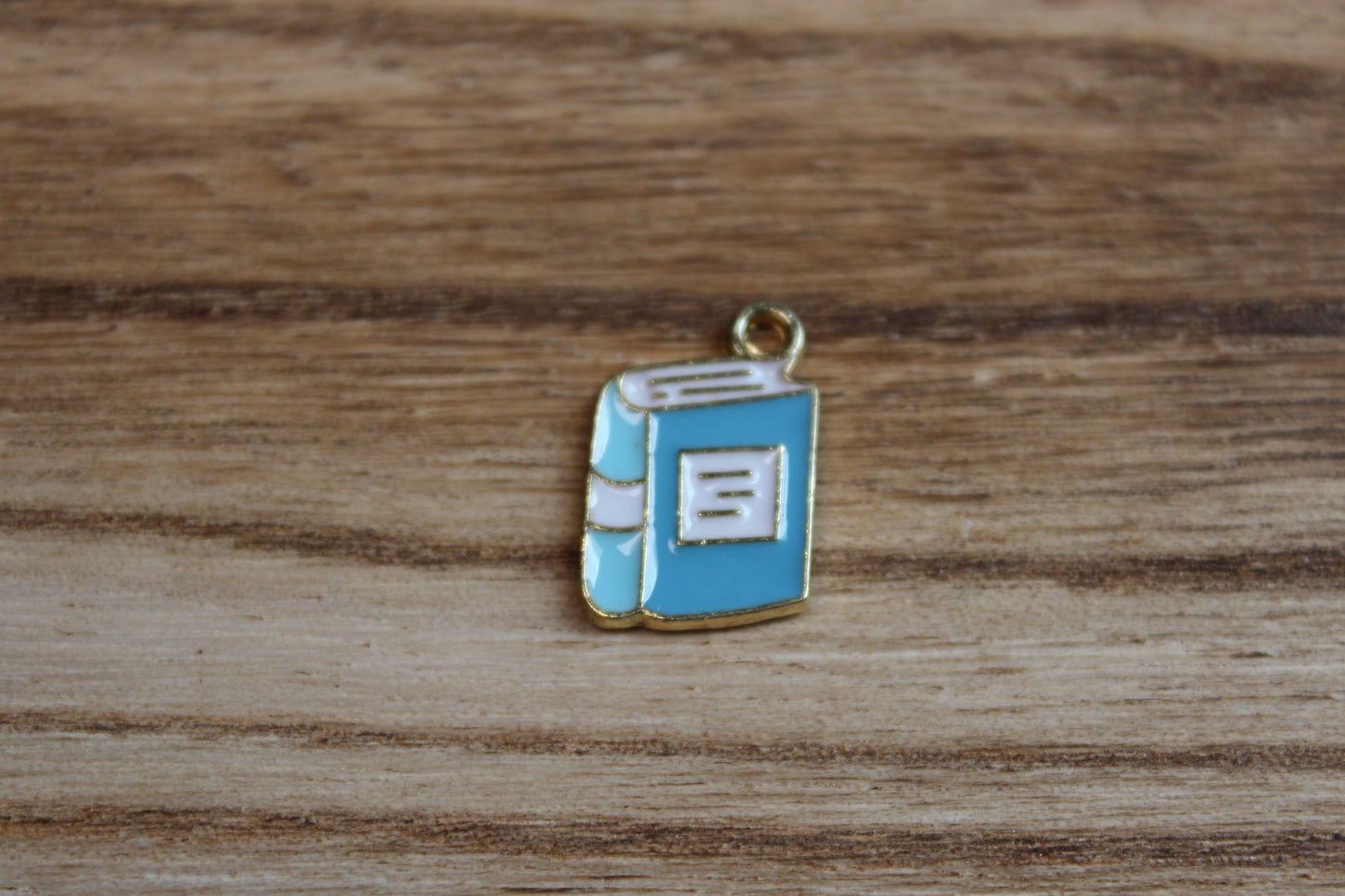 Blue Small Book Charm