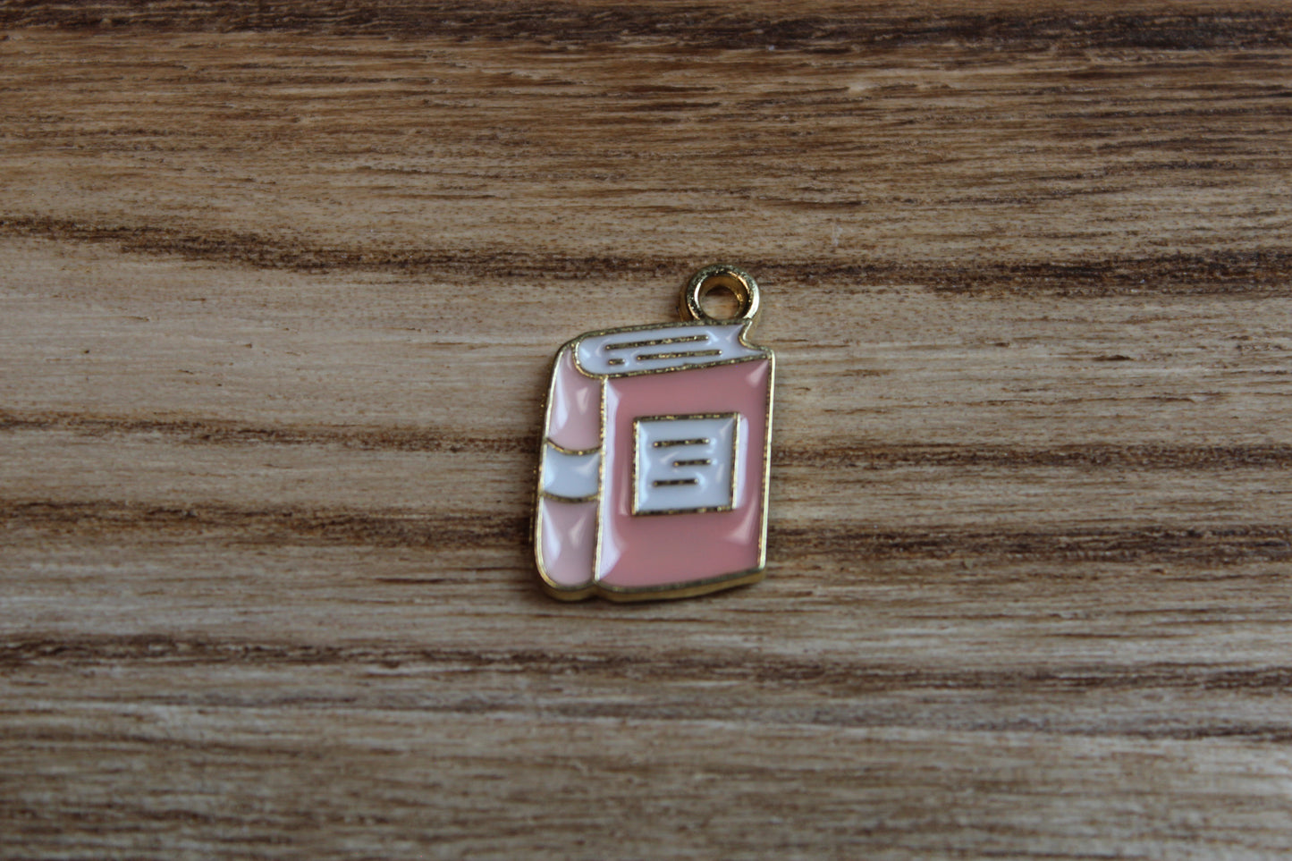 Pink Small Book Charm