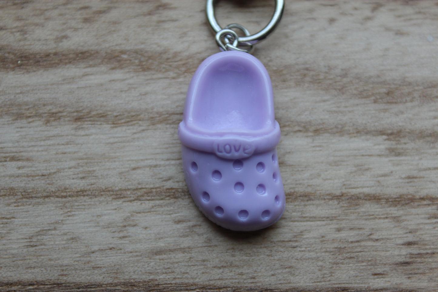 Purple Croc Charm