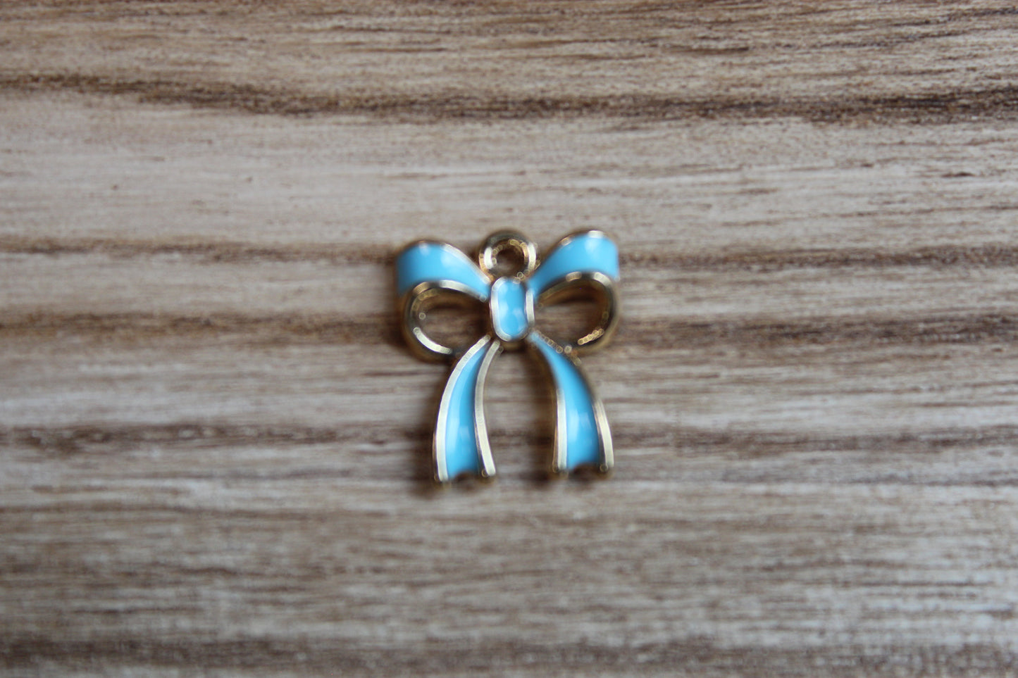 Turquoise Bow Charm Option #2