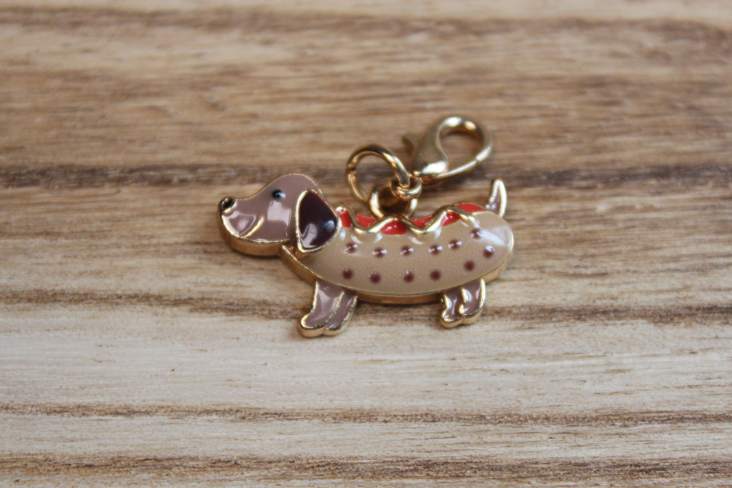 Weenie Hot Dog Charm