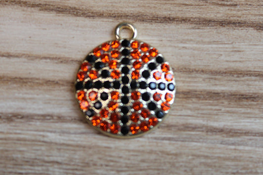 Sparkle Basketball Charm