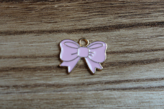 Baby Pink Bow Charm Option #1