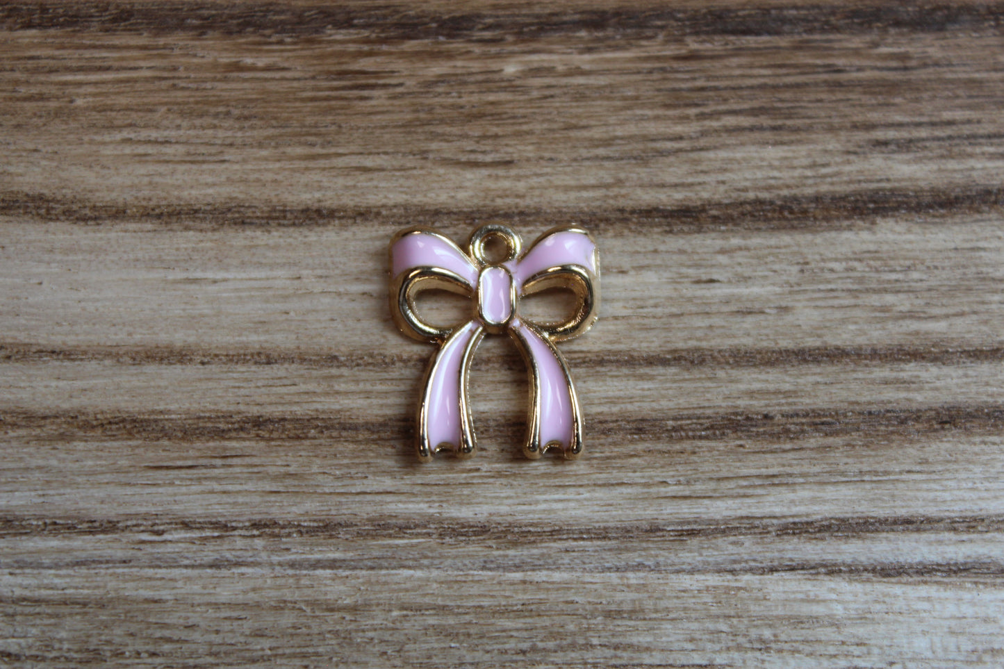 Light Pink Bow Charm Option #2