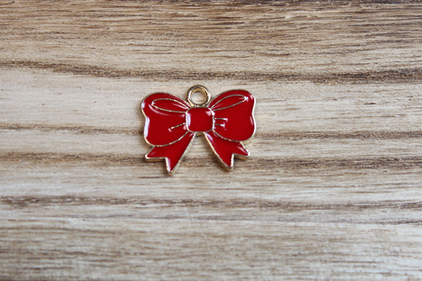 Red Bow Charm Option #1