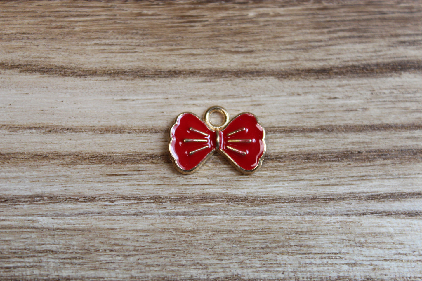 Red Bow Charm Option #2