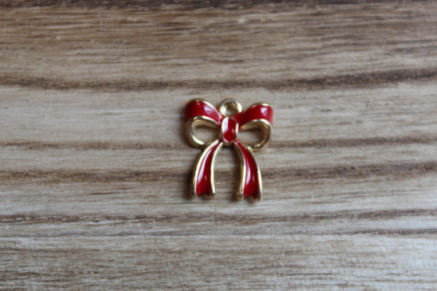 Red Bow Charm Option #3