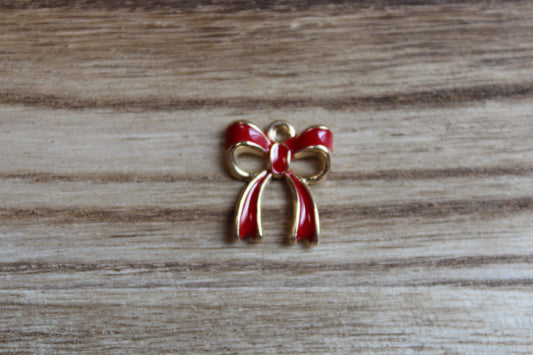 Red Bow Charm Option #3