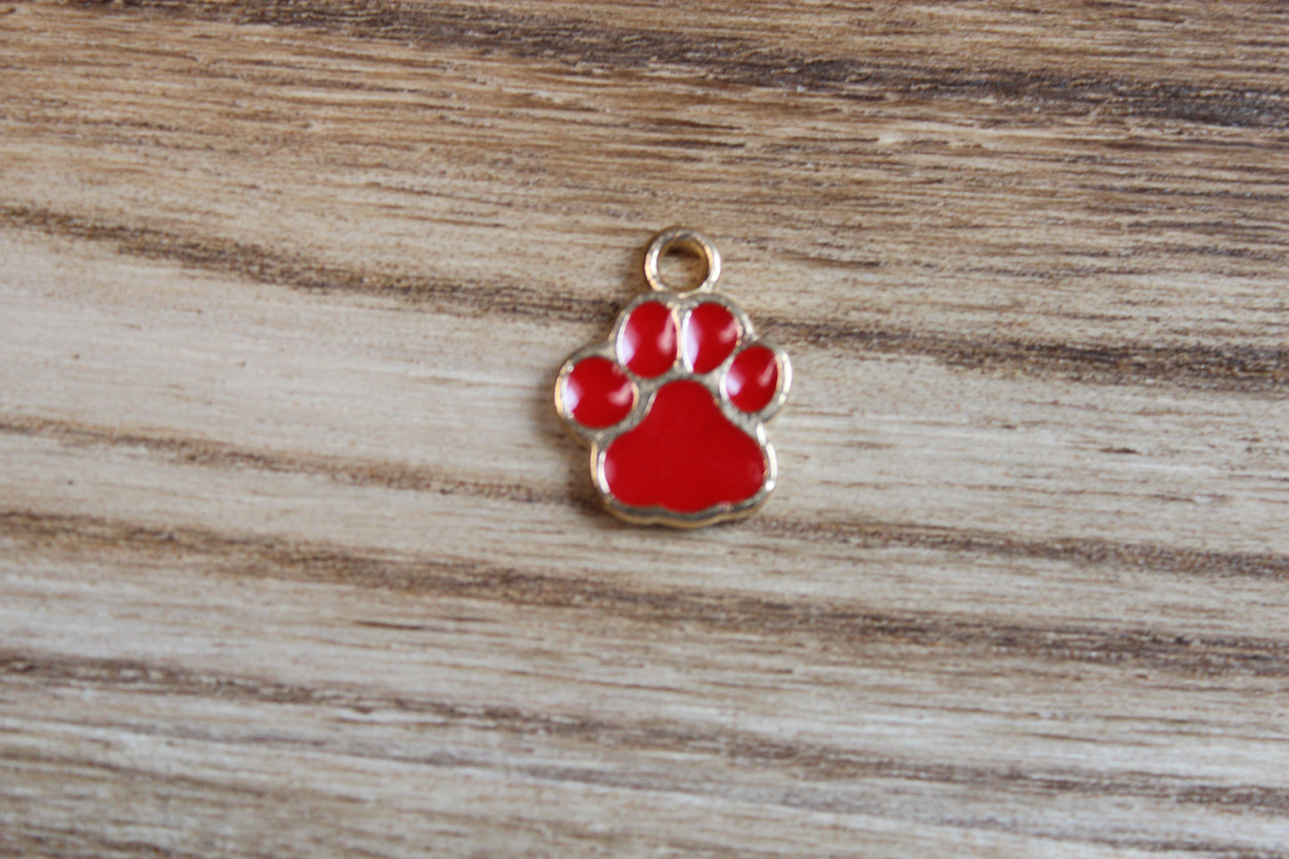 Red Dog Paw Charm