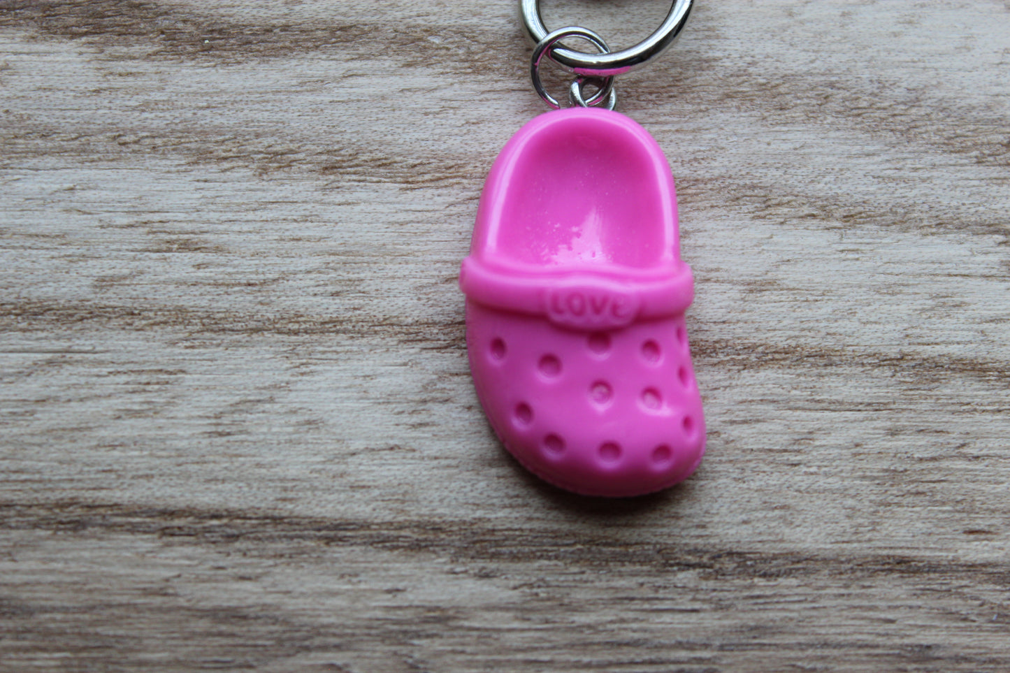 Hot Pink Croc Charm