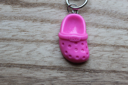 Hot Pink Croc Charm