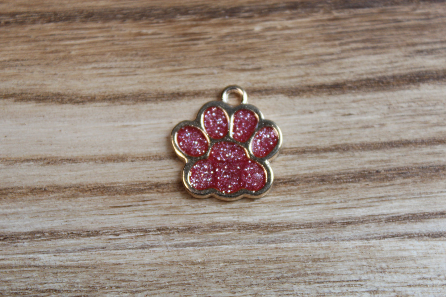 Light Pink Glitter Paw Print