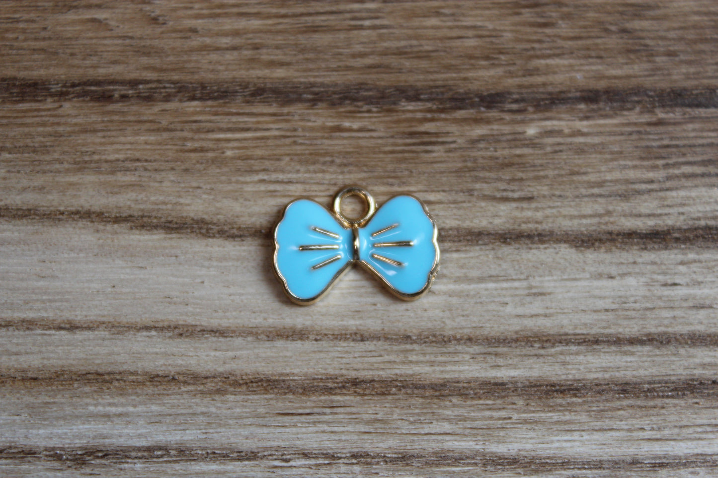 Turquoise Bow Charm Option #3