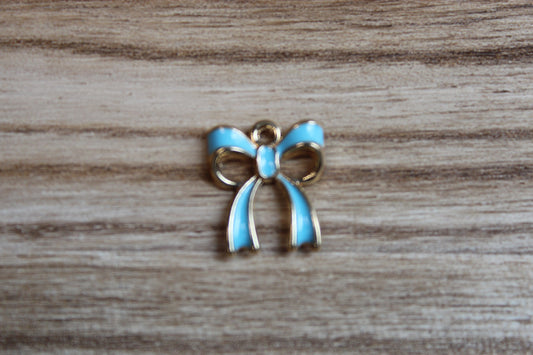 Turquoise Bow Charm Option #2