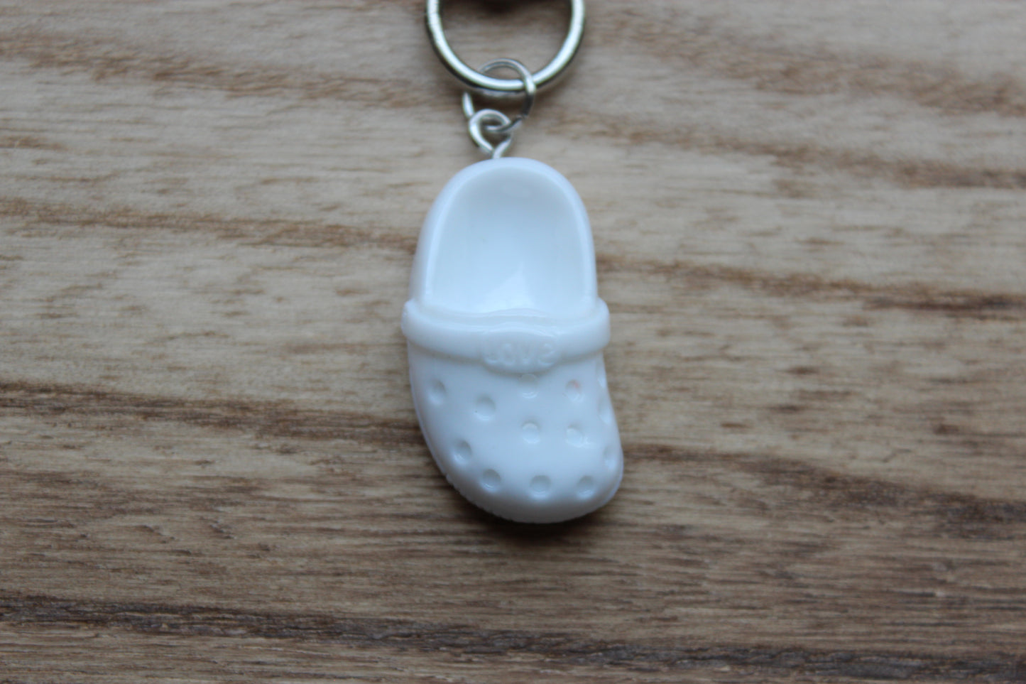 White Croc Charm
